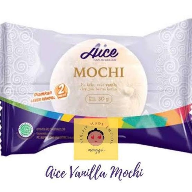 

Es Krim Aice Ice Cream Mochi Vanilla