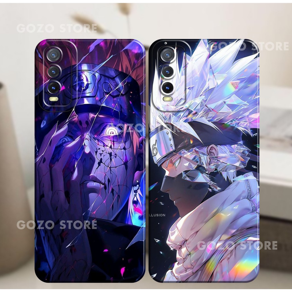 Softcase Utuk Vivo Y20/Y20s/Y12s Motif Anime Naruto - Case Anime - Case Full Colour - Case Kekinian 