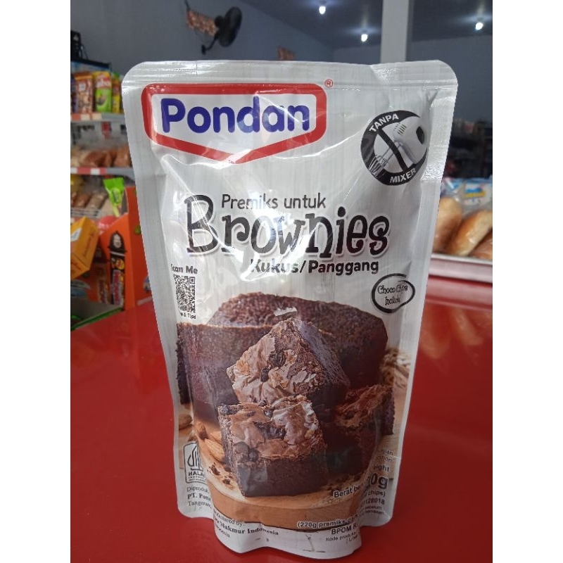 

PONDAN BROWNIES KUKUS/PANGGANG 230 GRAM