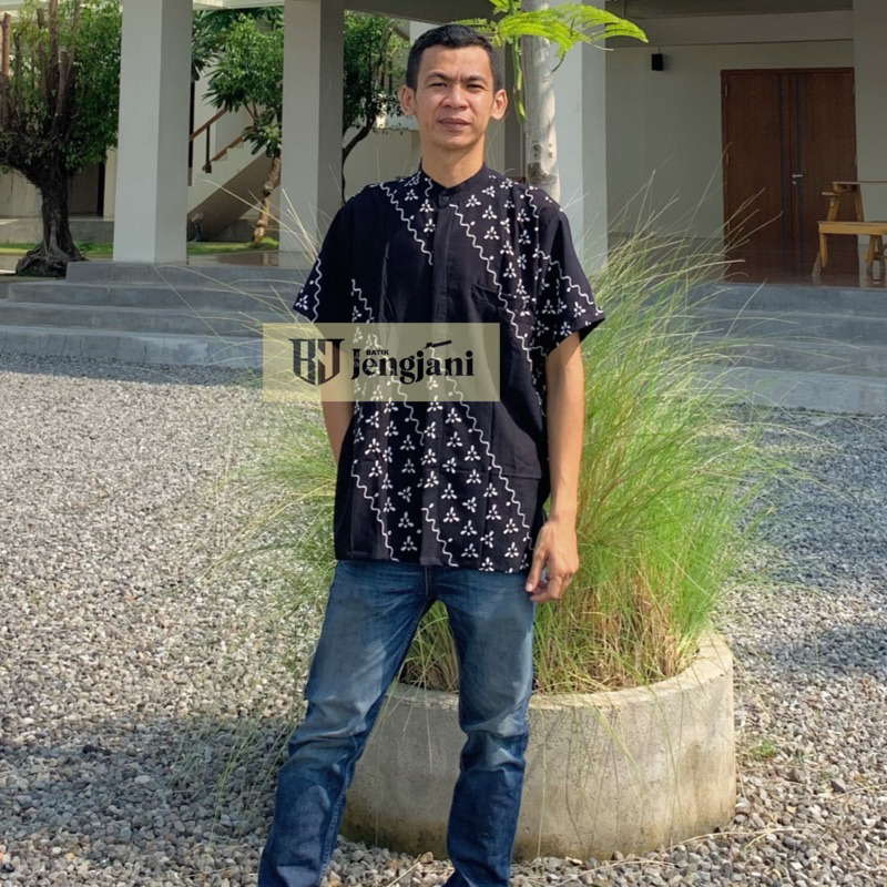 Kemeja Jumputan Shibori Damara