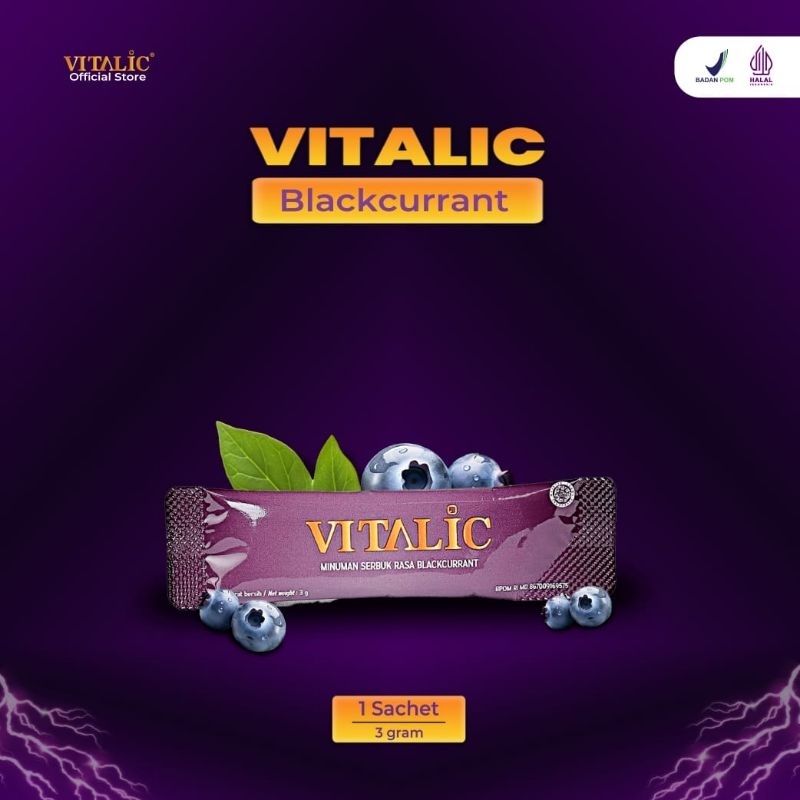 VITALIC 1 SACHET (3G) TANPA KOTAK