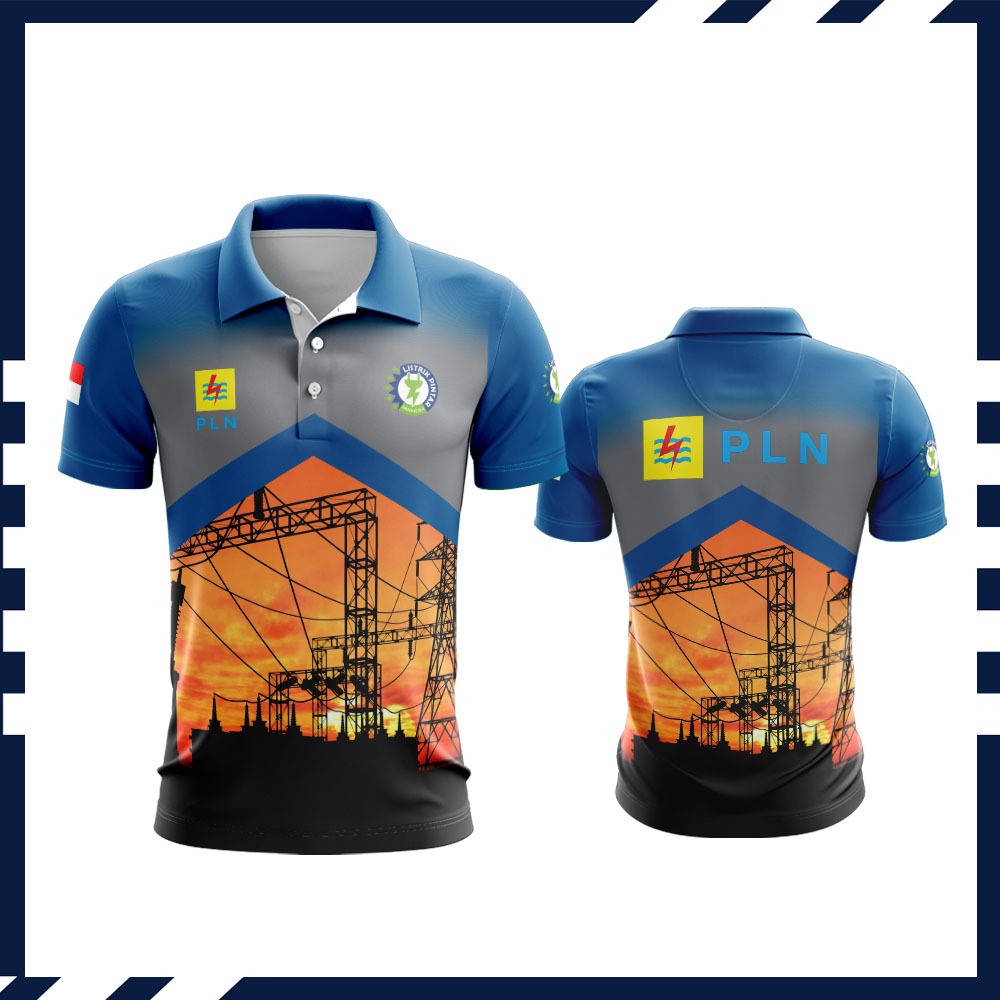 Kaos Baju Jersey PLN Printing Keren Terbaru