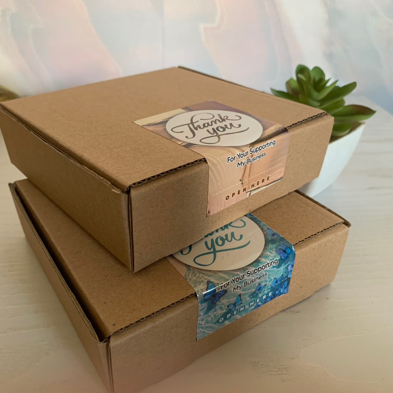 

(ISI 20pcs) Stiker Segel Glossy/ Stiker Label/ Stiker Thank You