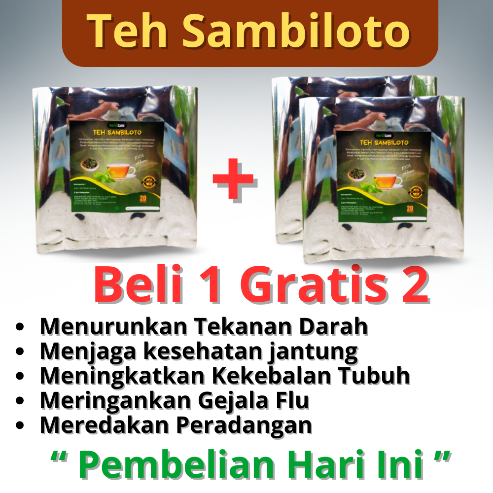 

COD" Teh Herbal Sambiloto Celup Asli Original 100% Penyembuh Berbagai Penyakit by Herbalami