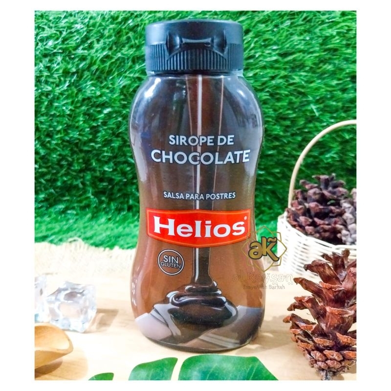 

SYRUP COKLAT / CHOCOLATE SYRUPE topping HELIOS sirope de chocolate 259 gr HALAL
