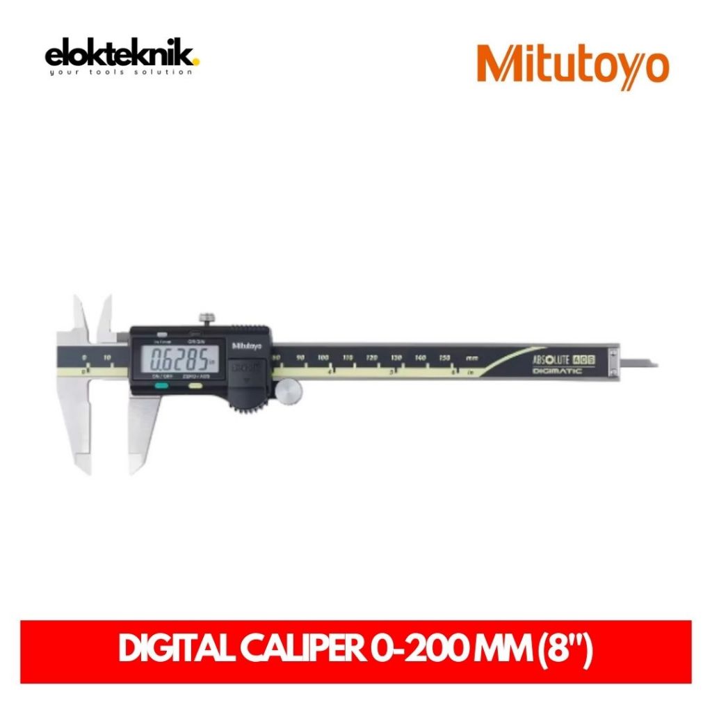 Digital Caliper Mitutoyo 0-200 mm | Sigmat Digital 8" Mitutoyo