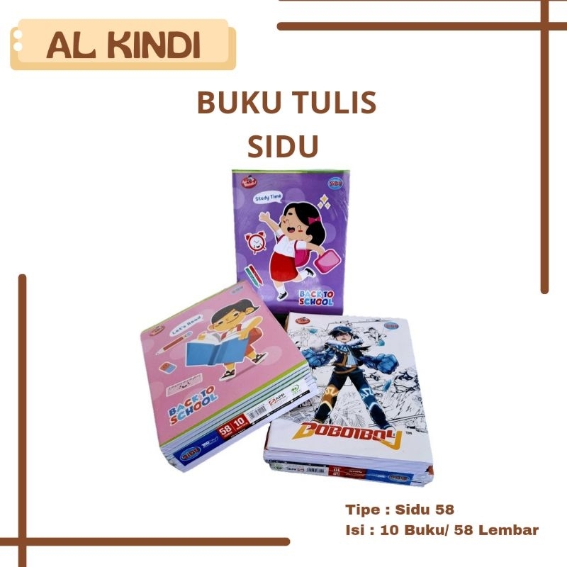 

SIDU - Buku Tulis Sidu 58 Termurah - PACK