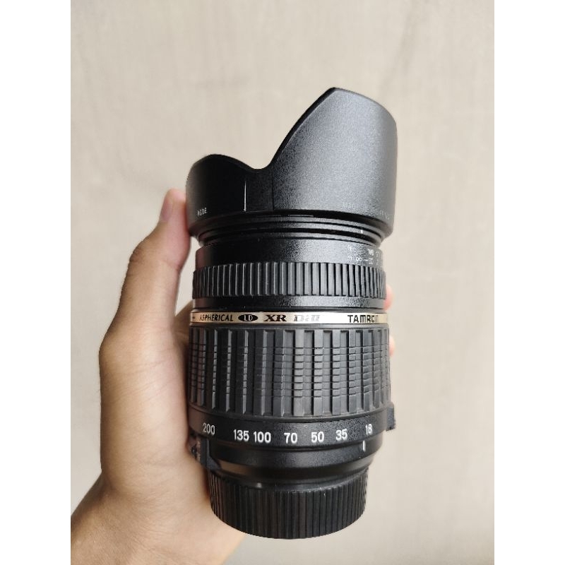 lensa tamron nikon 18-200mm