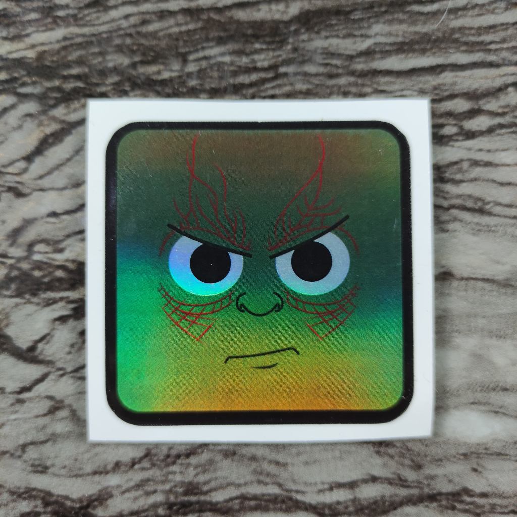

Stiker Hologram Marvel Drax Square