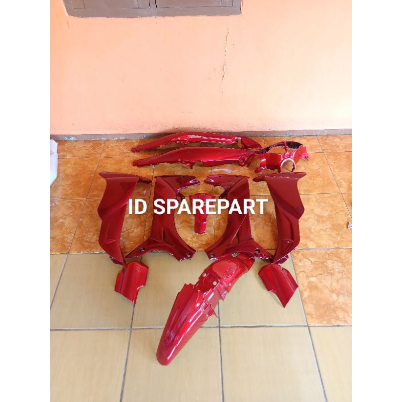 COVER BODY FULL SET JUPITER Z BURHAN / JUPITER Z MERAH MAROON