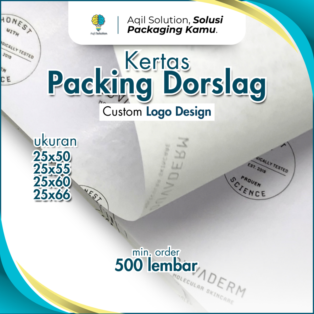 

(Custom) Kertas Dorslag Packing / wrapping paper / Kertas Hampers / Kertas Packing Hampers, Sepatu, Handuk, Sajadah, Sarung, Baju, dll. Custom Logo Wrapping Paper Hampers Dus Size 25 Series. 25x50, 25x55, 25x60, 25x66 cm
