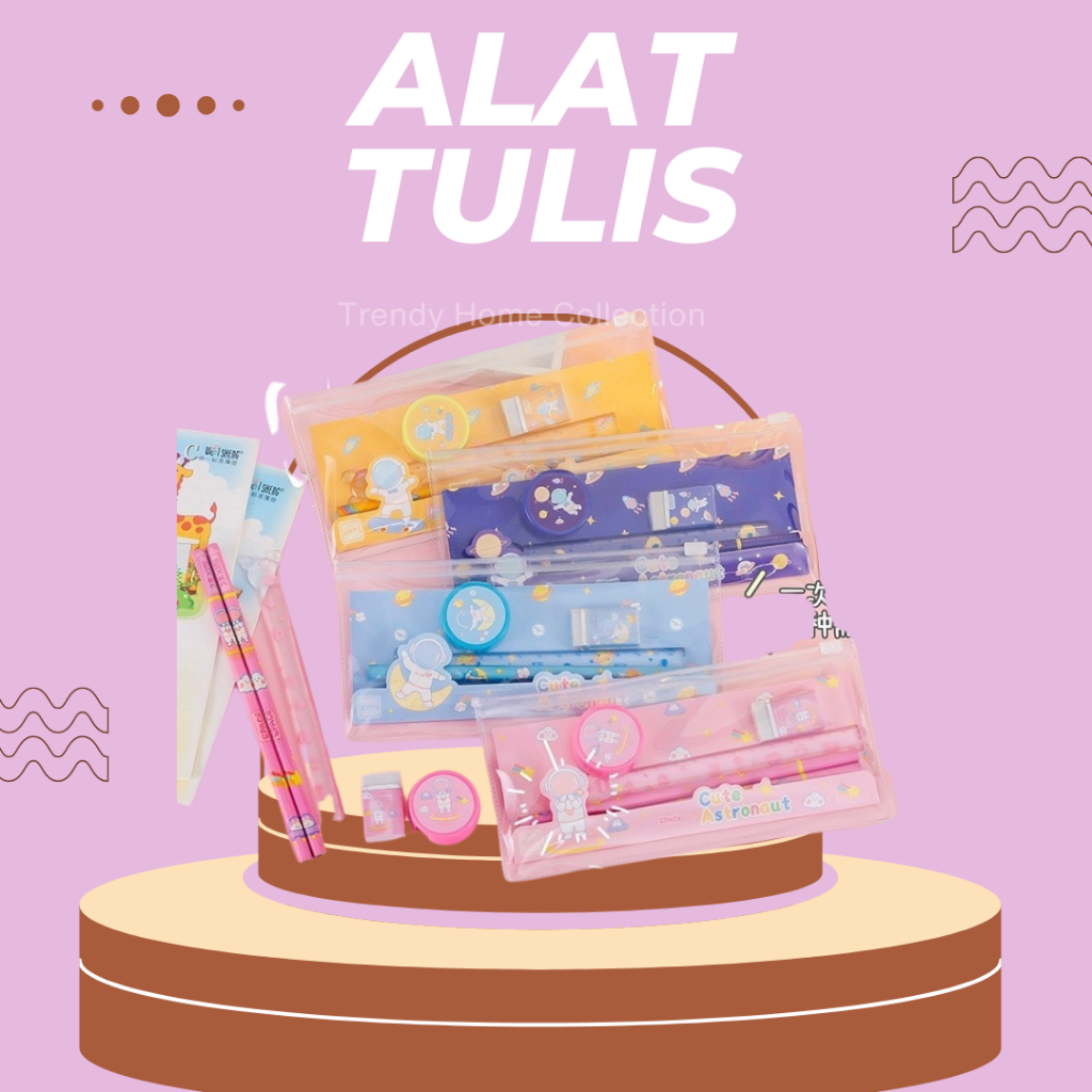 

Set Alat tulis Karakter Cute Astronot all variant