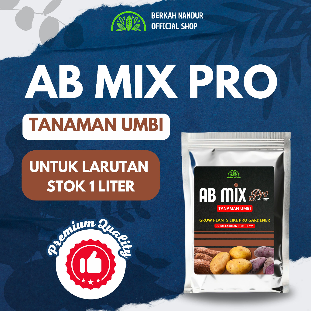 AB MIX PRO Umbi Pekatan 1 Liter Nutrisi Hidroponik Umbi ABMIX UMBI