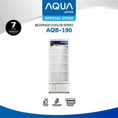 SHOWCASE AQUA 3 RAK AQB-190 DISPLAY COOLER 190L LOW WATT BATAM