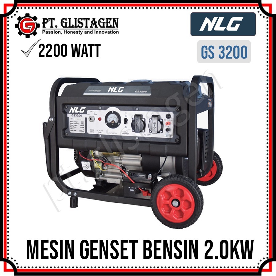NLG Genset Bensin 2000 watt ( Generator Listrik ) GS-3200