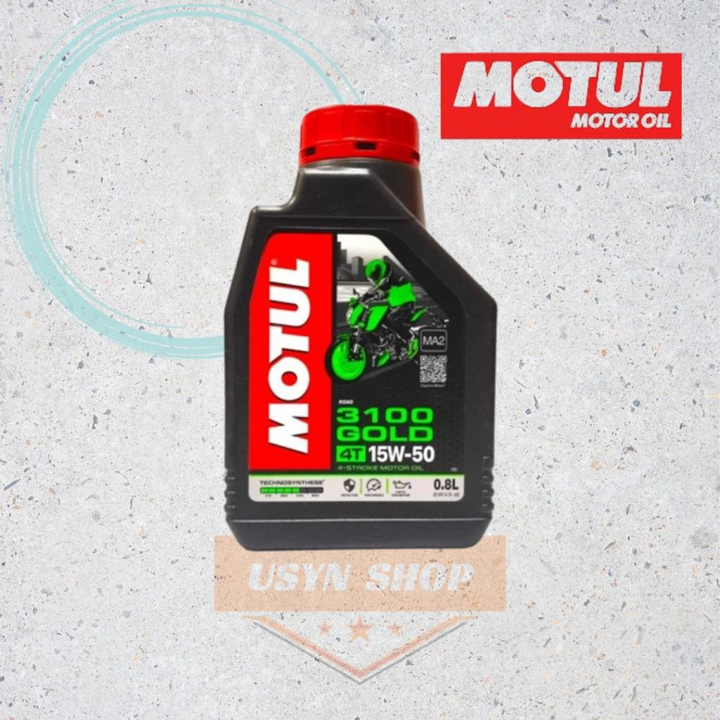 Oli Motor Motul 3100 GOLD 4T 0.8L // ORIGINAL MOTUL // OLI MOTOR BEBEK