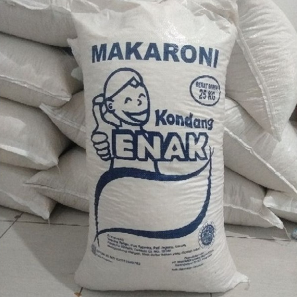 

[ 75 CORNER ] Makaroni Kondang Enak Renyah Tidak Mekar Makroni Karung 25 Kg Sak Srikandi Halal MUI