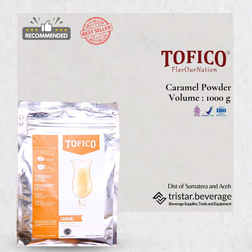 

TOP PRODUCT- Bubuk Minuman Rasa Karamel / Caramel - Tofico Powder 1KG