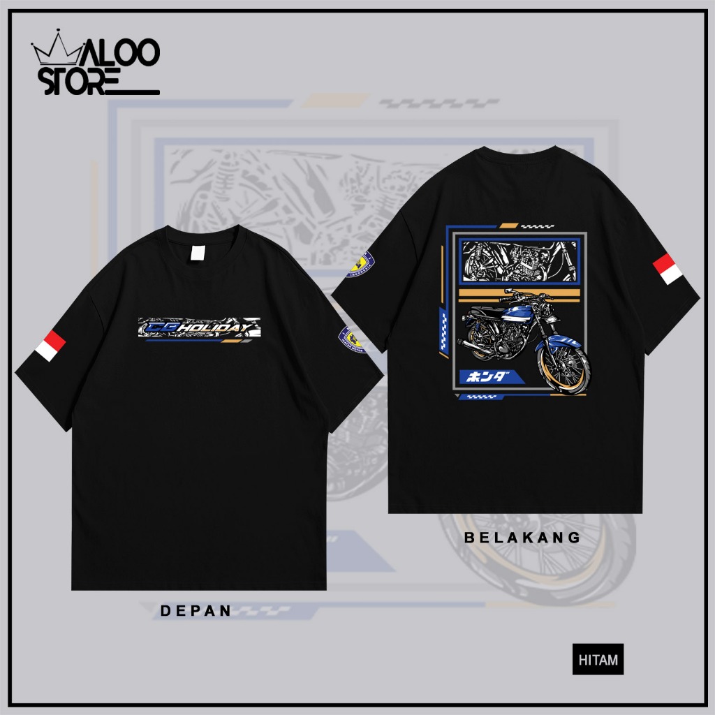 KAOS CB HOLIDAY - KAOS JAMDA JATENG TERBARU 2023 - KAOS CB - KAOS RACING HONDA - KAOS ACARA CB JAMDA