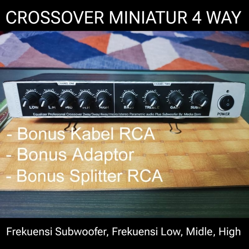 Crossover Mini 4way plus adaptor