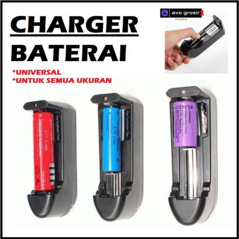 Charger Batre slot jepit Aa Aaa 18650 batre kipas batre mic dll