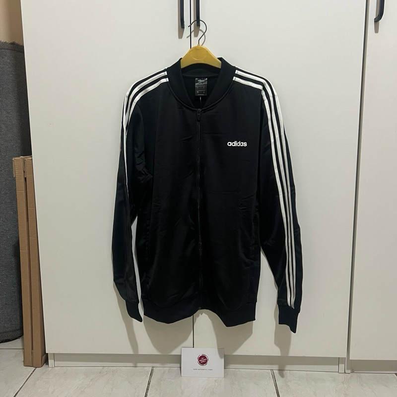 Adidas Jacket Tracksuit Black/Navy 100% Original [BARU]