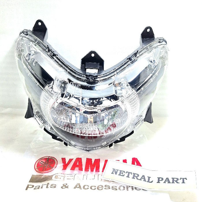 LAMPU DEPAN REFLEKTOR HEADLAMP DEPAN KODE 1KP YAMAHA MIO SOUL GT 115 FI TAHUN 2012-2014 BARU