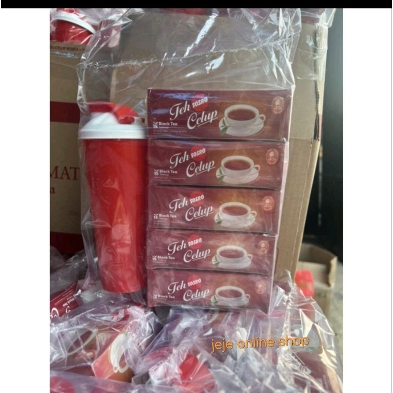 

PAKET TEH CELUP SOSRO 5 BOX +1 BOTOL / GELAS TUMBLER