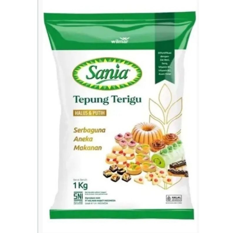 

Tepung Terigu Sania kemasan 1kg