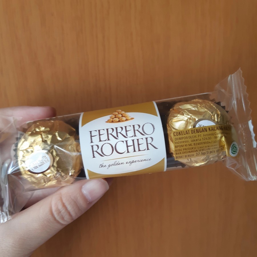 

ferrero rocher T3 coklat ferrero rocher 3 pcs ferrero rocher isi 3