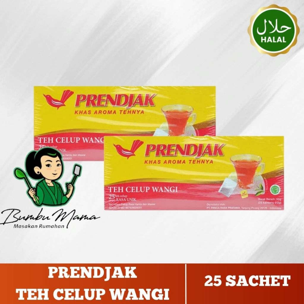 

Teh Prendjak Celup 25 sachet - Teh Celup Wangi - HALAL