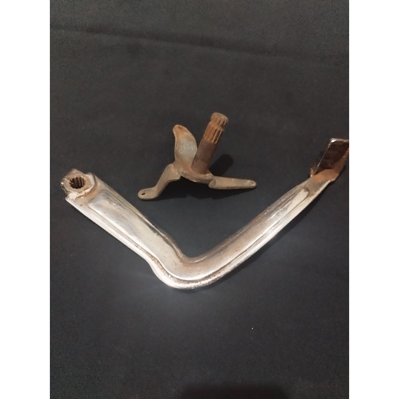 pedal satria hiu pedal rem lumba double dish