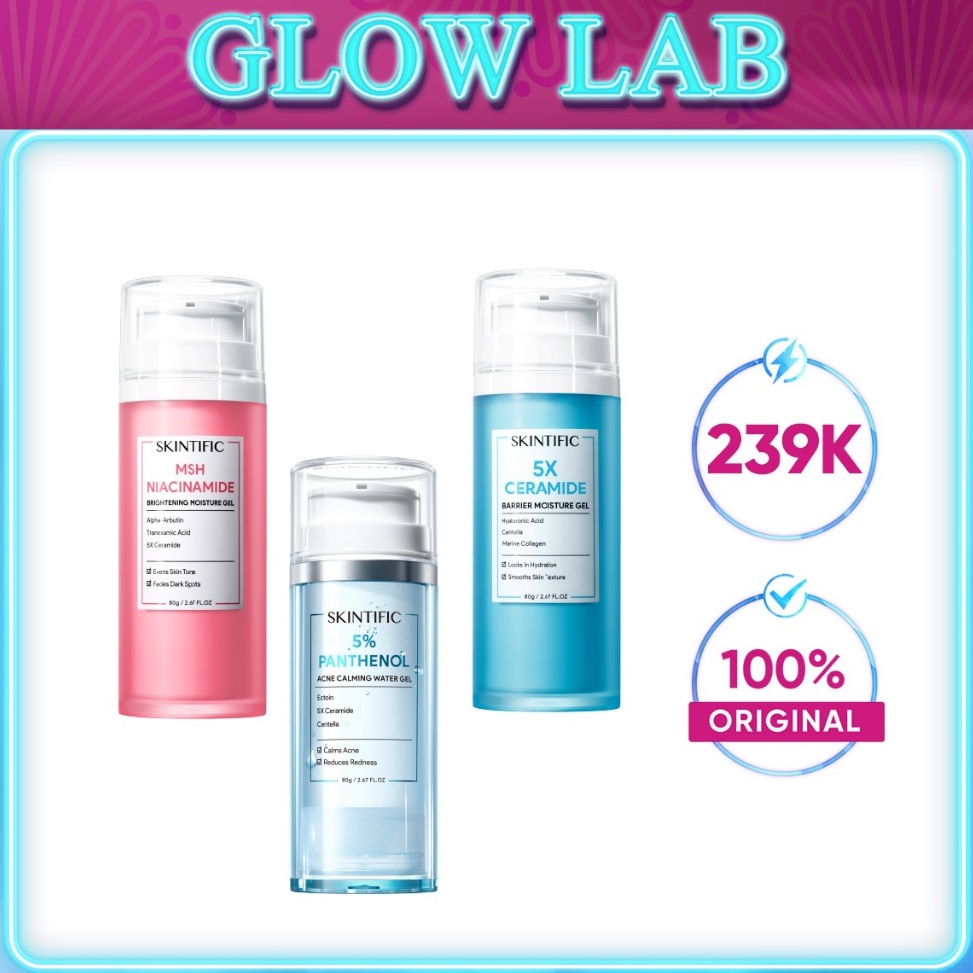 KODE T9F3 SKINTIFIC 8g Moisturizer Mel  Krim Wajah  Moisturizer Mencerahkan  Cream siang malam  Mois