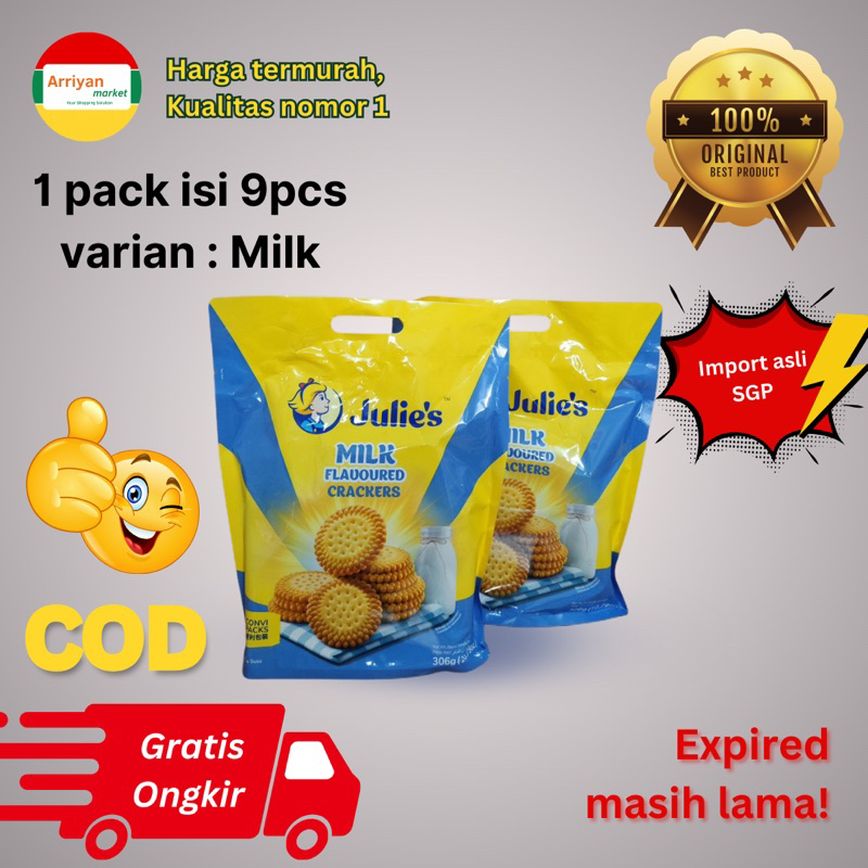 

Julies Crackers Milk and Cheese IMPORT 306gram