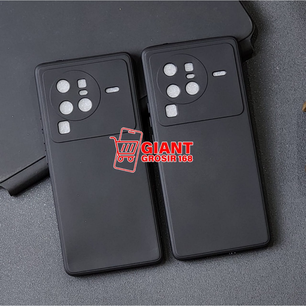 VIVO X80 PRO VIVO X80 CASE MACARON BLACK SILICON BLACK VIVO X80 PRO VIVO X80