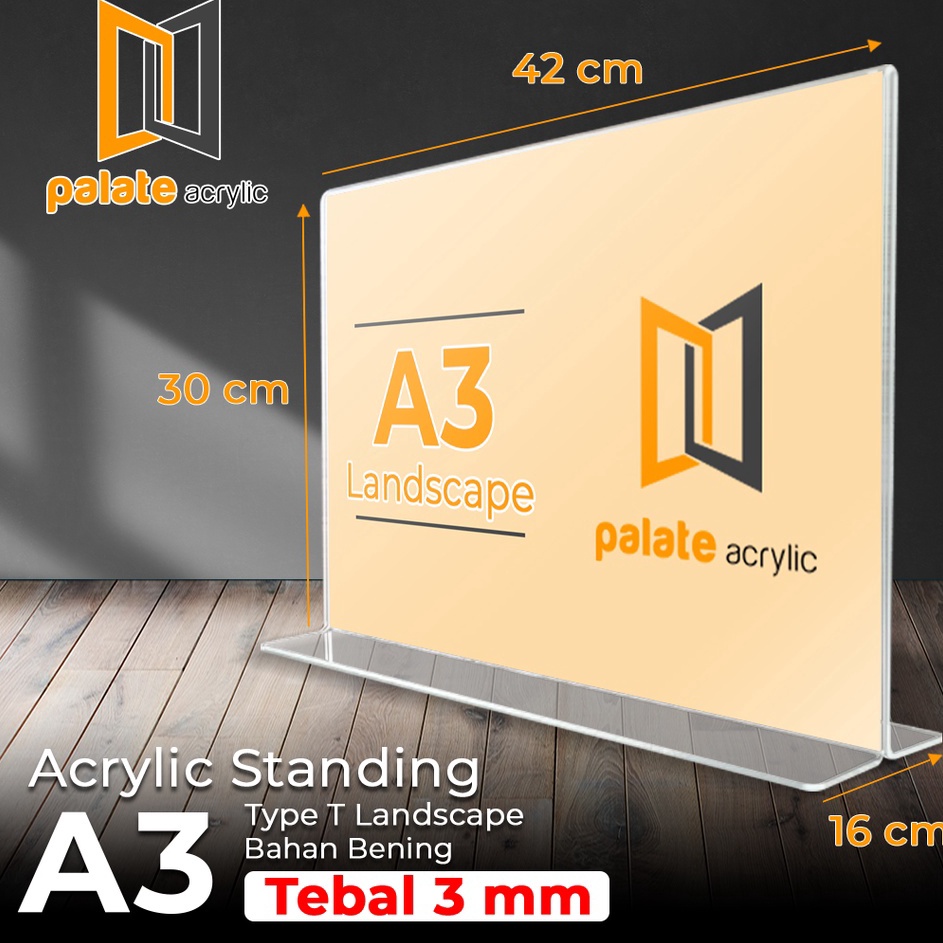 

Harga Termurah AKRILIK A3 TYPE T LANDSCAPE AKRILIK A3 T LANDSCAPE 3MM
