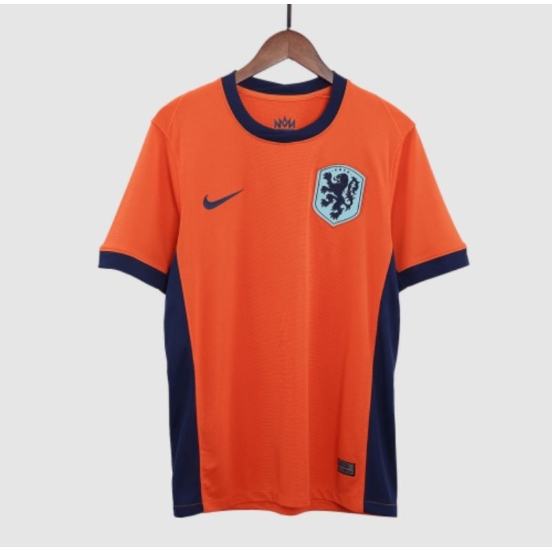 jersey bola belanda home euro 2024