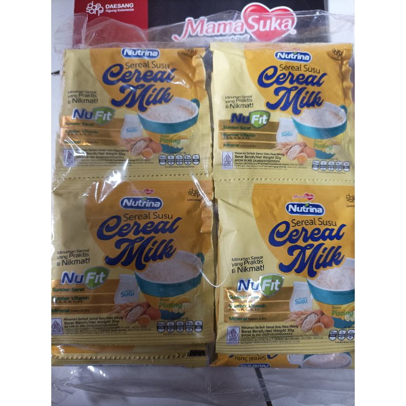 

Mamasuka Nutrina Cereal Milk Rasa Pisang 30 gr (Ecer)