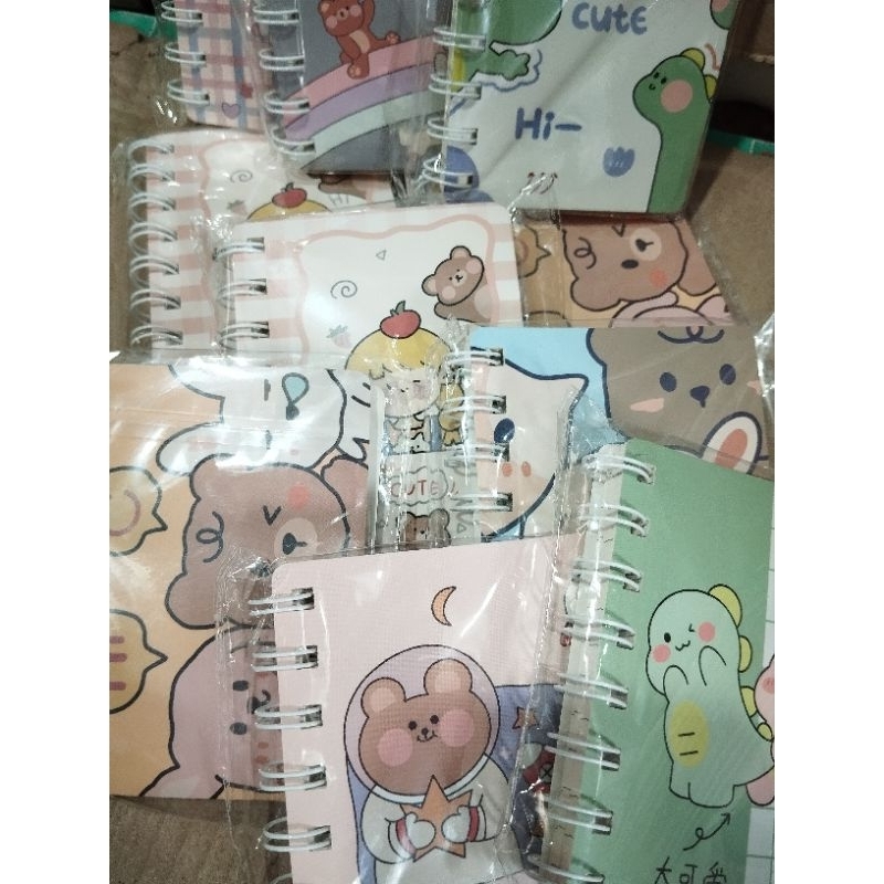 

BUKU CATATAN RING KECIL / NOTEBOOK KECIL RING SPIRAL / BUKU CUTE