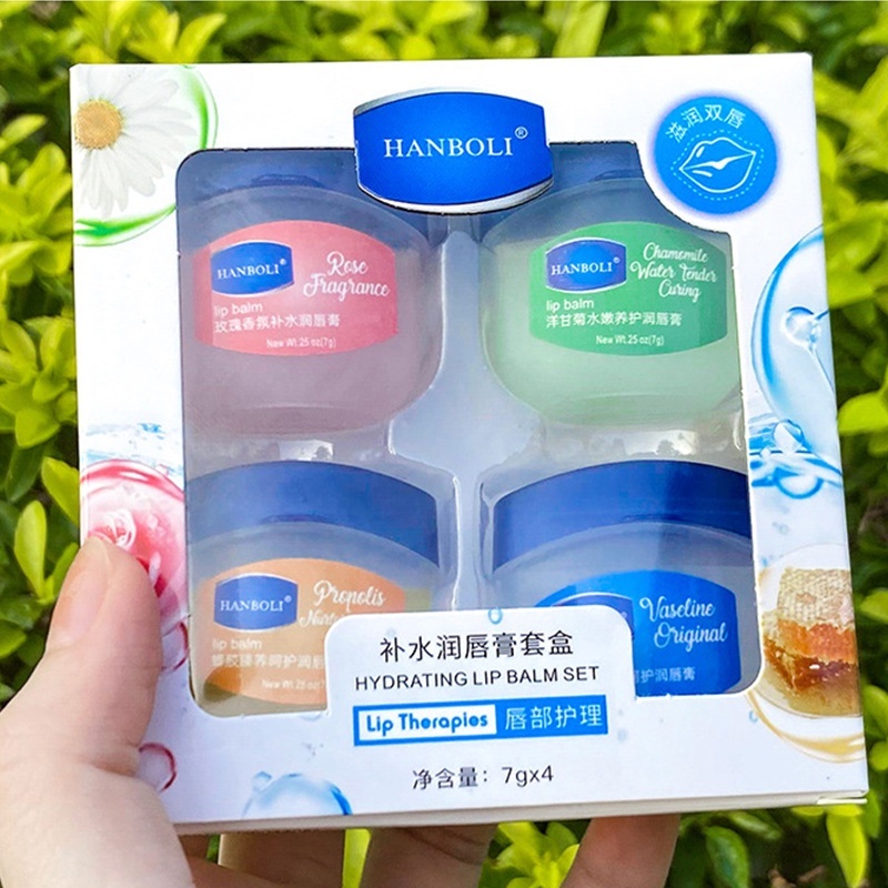 HANBOLI Lipbalm Moisturizing Tinted Lip Balm Vaseline Lip Balm Nivea Lip SPF Lip Serum Emina Lipbalm