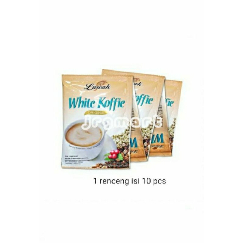 

LUWAK WHITE COFFEE ISI 10 SACHET kopi luwak