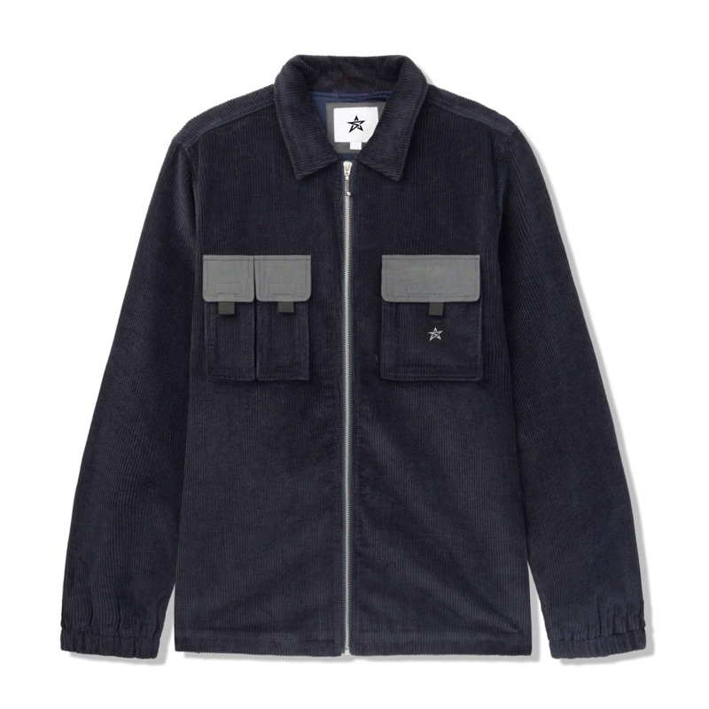 Sai - Storm Outer Work Jacket Corduroy Navy Blue