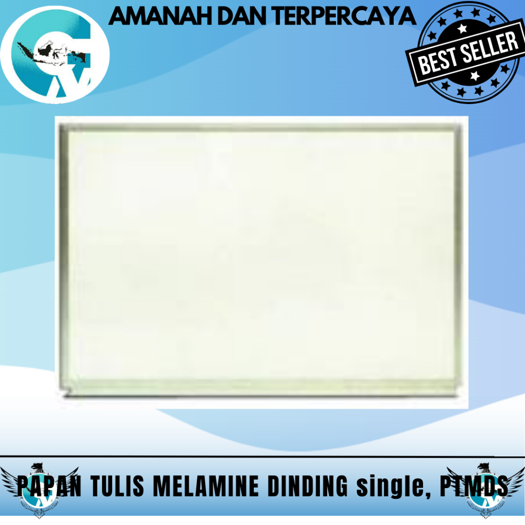 

RSO - PAPAN TULIS MELAMINE DINDING single, PTMDS