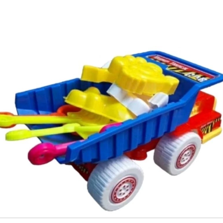 Mainan anak mobil mobilan dump truk + mainan pasir AK35