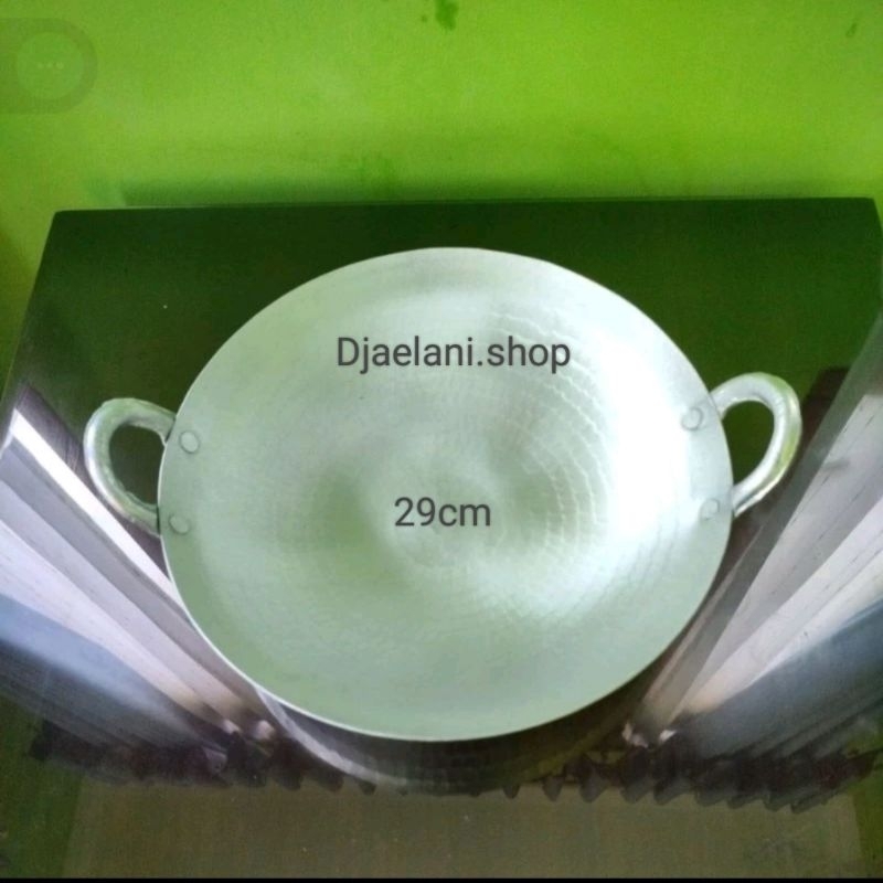 wajan anti lengket 29cm alumunium tebal anti karat khas garut