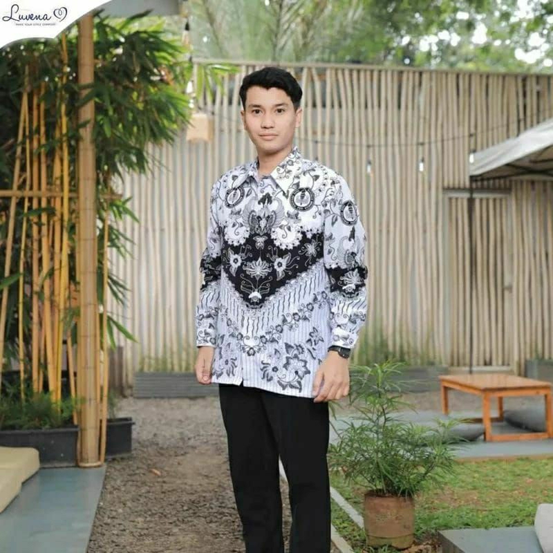 Baju PGRI Pria Terbaru 2024 LD 102-150cm Jumbo