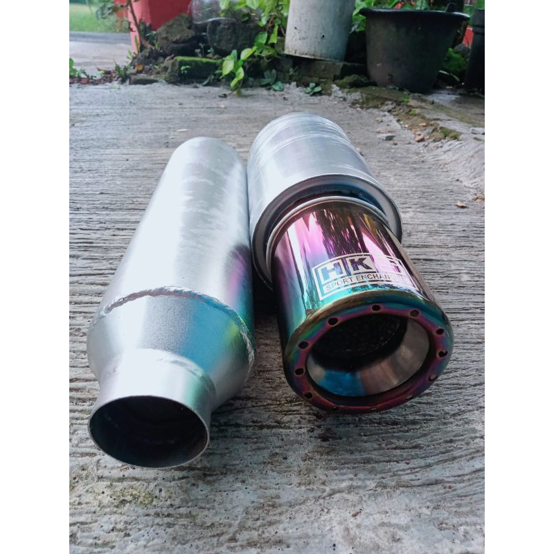 Knalpot Mobil Racing HKS Gronel+Resonator Type Suara Bass Adem Ulem Cocok Digunakan Untuk Semua Jeni