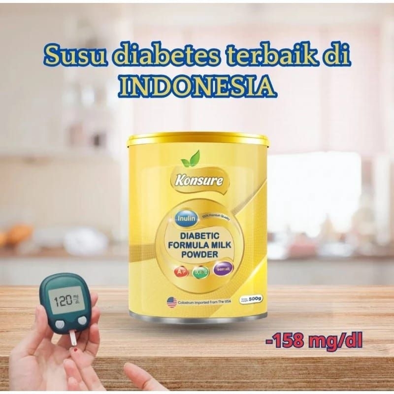 

KONSURE Susu Original USA - Susu Khusus Diabetes, Kencing Manis