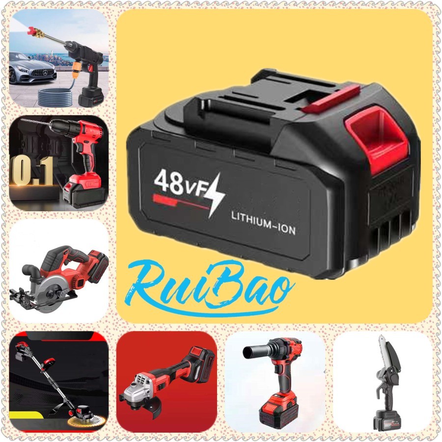 Nagada Baterai 48V lithium-ion Untuk Kunci Listrik  , Bor Listrik , Mesin Alat Jet Cuci Mobil