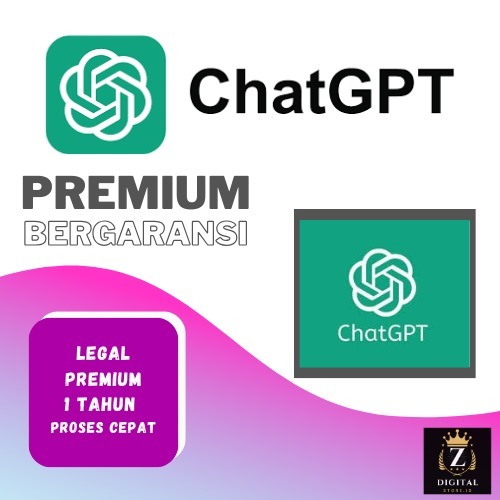 

ChatGPT Plus ChatGPT 4.0 Premium 1 Tahun Full Garansi Proses Cepat